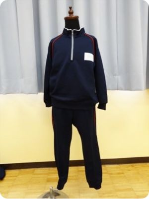 体操着(紺の長袖ジャージ上下)